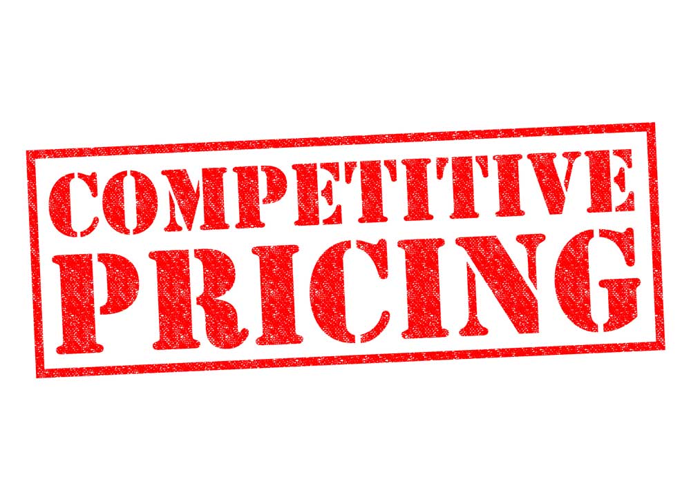 competitive pricing
